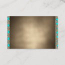 Search for new mexico business cards Turquoise