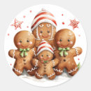 Search for gingerbread family stickers Classic