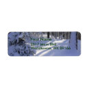 Search for winter snow return address labels Retro