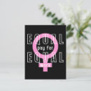 Search for equality postcards Political