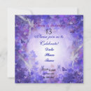 Search for purple 13th birthday invitations Party
