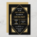 Search for 1920s christmas invitations Gold