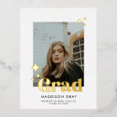 Search for gold foil graduation invitations Trendy