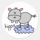 Search for hippopotamus stickers Cartoon