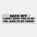 Search for trunk bumper stickers Booty