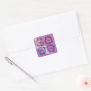 Search for new year square stickers Wreath