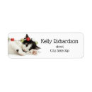 Search for morning return address labels White