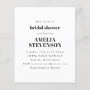 Search for clean bridal shower invitations Modern