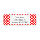 Search for polka dotted return address labels Dots
