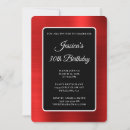 Search for black white red invitations Glam