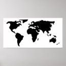 Search for world map posters Globe
