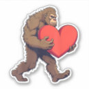 Search for cute sasquatch stickers Valentine