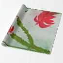 Search for cactus christmas wrapping paper Watercolor