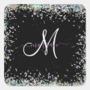 Search for pink purple monogram stickers Black