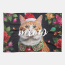 Search for christmas cat tea towels Pet