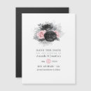 Search for black silver save date invitations Vintage