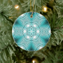 Search for turquoise christmas tree decorations Geometric