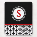 Search for red and black mousepads Monogrammed