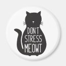 Search for funny cat magnets Meowt