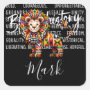 Search for black lion stickers History