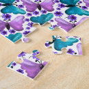 Search for purple butterfly puzzles Colourful