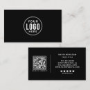 Search for round business cards Social media