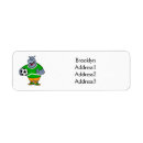 Search for hippo return address labels Illustration