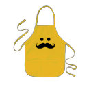 Search for moustached aprons For kids