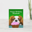 Search for cavalier king charles spaniel birthday cards Cute