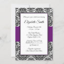 Search for black damask invitations Formal