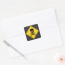 Search for skull and crossbones warning stickers Halloween