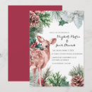 Search for pinecone wedding invitations Watercolor