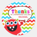 Search for monster thank you stickers Baby