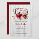 Search for deer rehearsal dinner invitations Floral