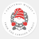 Search for gnome stickers Scandinavian christmas