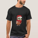 Search for christmas owl tshirts Santa