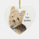 Search for yorkie christmas tree decorations Animal