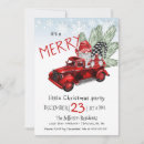 Search for vintage red truck invitations Gnome