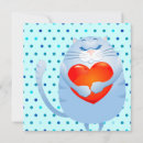 Search for cat valentine invitations Heart