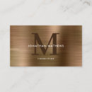 Search for bronze business cards Minimal