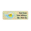 Search for rubber duck return address labels Bubbles