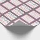 Search for baby girl wrapping paper Typography
