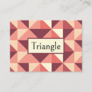 Search for triangle business cards Fashion