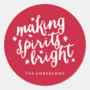 Search for making spirits bright stickers Retro
