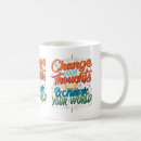 Search for positive thoughts mugs Typography