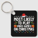 Search for video key rings Santa