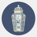 Search for blue and white porcelain stickers Floral