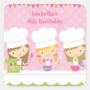 Search for baking birthday party stickers Cooking