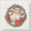Search for vintage santa coasters Festive