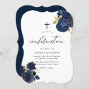 Search for catholic confirmation invitations Blue